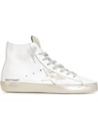 Golden Goose Deluxe Brand Francy Hi-top Sneakers, Women's, Size: 39, White, Calf Leather/rubber