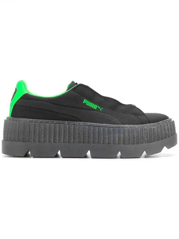 Fenty X Puma Platform Cleated Creeper Sneakers - Black