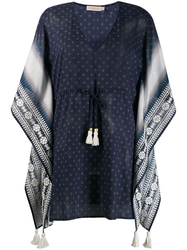 Tory Burch Ravena Beach Kaftan - Blue