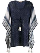 Tory Burch Ravena Beach Kaftan - Blue