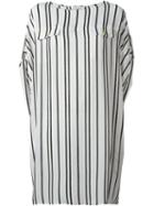 Pierre Balmain Striped Loose Dress