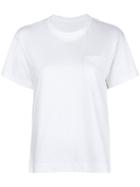 Sacai Zipped Side T-shirt - White