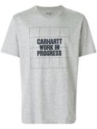 Carhartt Grid Logo T-shirt - Grey
