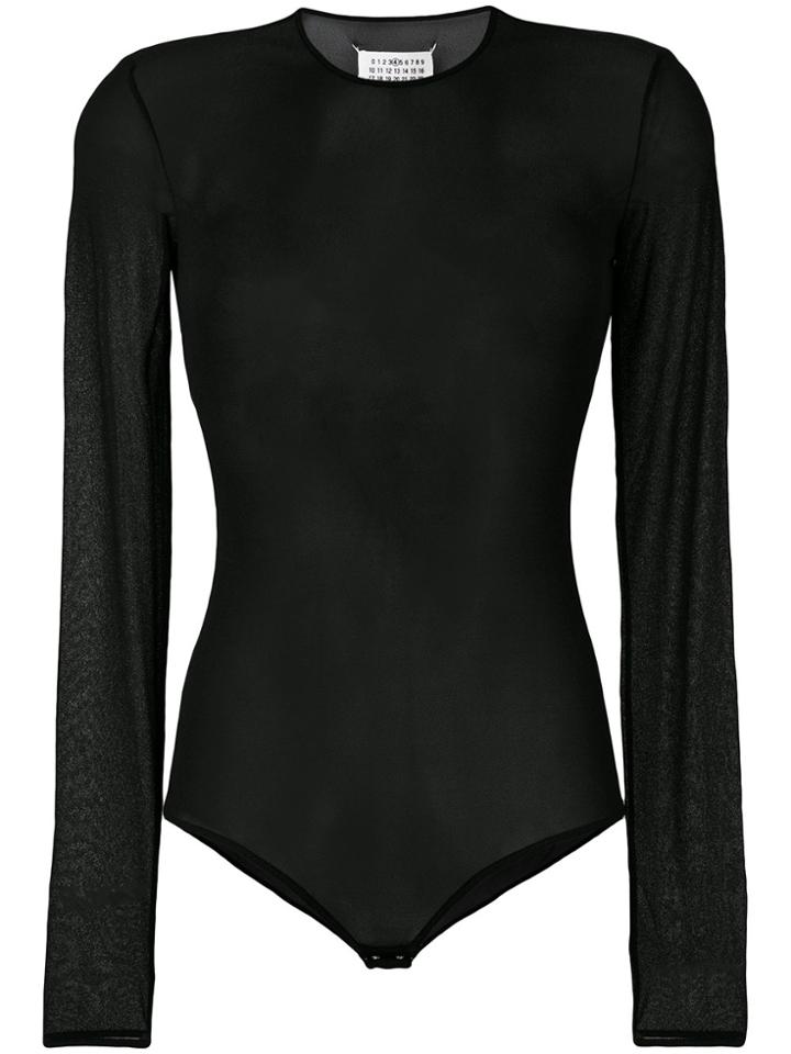 Maison Margiela Mesh Bodysuit - Black