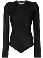 Maison Margiela Mesh Bodysuit - Black