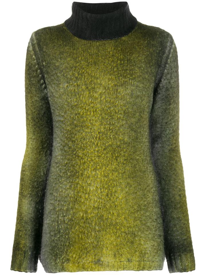 Avant Toi Gradient Effect Jumper - Green