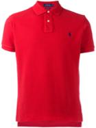 Polo Ralph Lauren Logo Embroidery Polo Shirt, Men's, Size: Medium, Red, Cotton