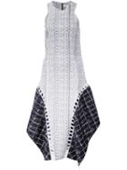 Jonathan Simkhai Asymmetric Hem Panelled Dress