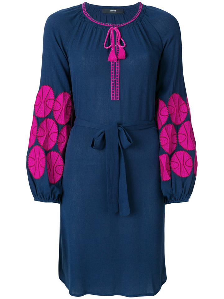 Steffen Schraut Embroidered Tunic - Blue
