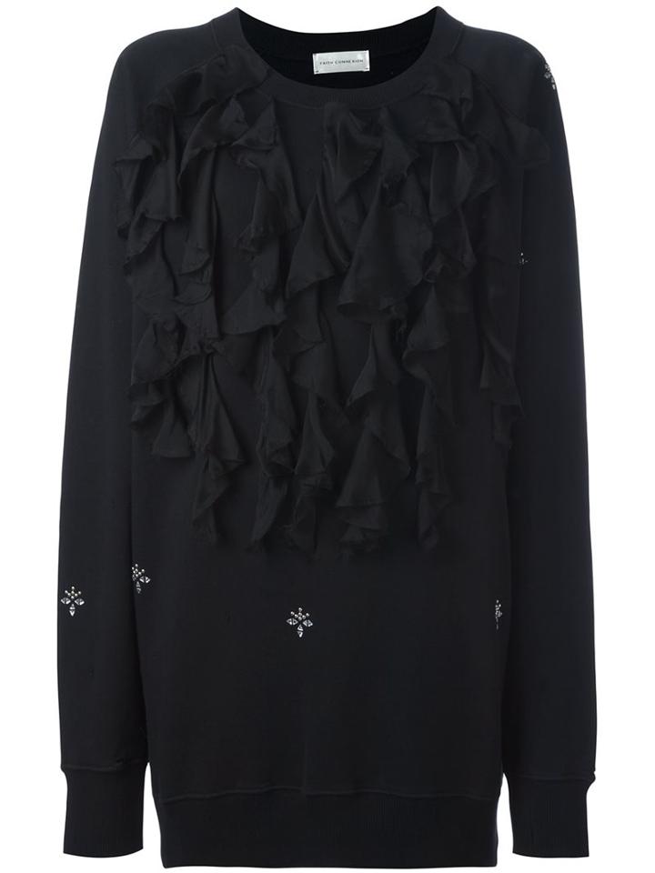 Faith Connexion Ruffled Oversized Sweatshirt