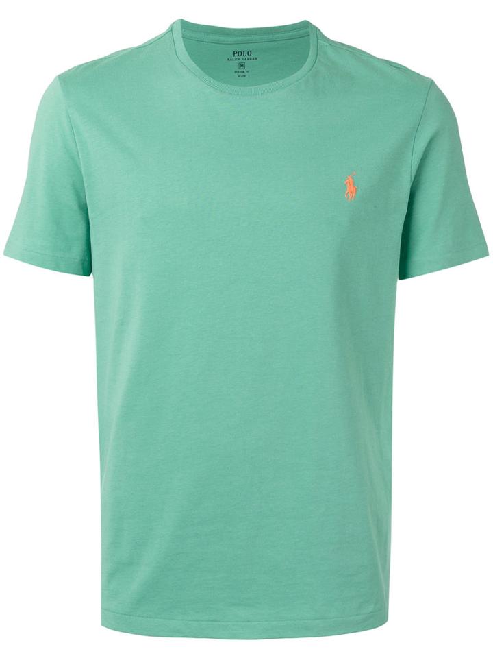 Polo Ralph Lauren - Logo Embroidered T-shirt - Men - Cotton - M, Green, Cotton