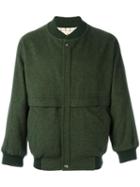 Hermès Vintage Panelled Bomber Jacket, Men's, Size: 48, Green
