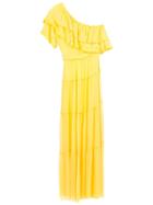 Nk Long One Shoulder Dress - Yellow