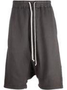 Rick Owens Drkshdw 'pod' Shorts, Men's, Size: Medium, Brown, Cotton