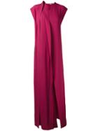 Chalayan Judo Dress, Women's, Size: 42, Pink/purple, Viscose/acrylic