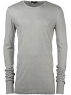 Unconditional Back Seam Jumper, Men's, Size: Xl, Grey, Rayon/silk/cashmere