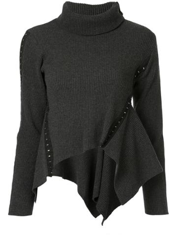 Shanshan Ruan Turtleneck Jumper - Grey