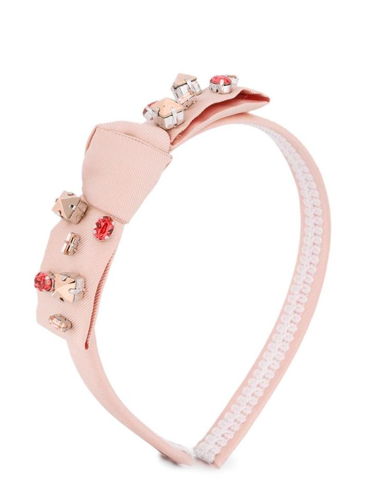 Junior Gaultier Bow Headband, Girl's, Pink/purple