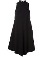Proenza Schouler Handkerchief Hem Dress, Women's, Size: 2, Black, Acetate/viscose/silk