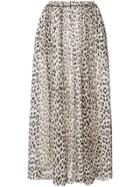 Forte Forte Animal Print Skirt - Brown
