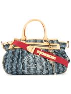 Louis Vuitton Vintage Cabas Raye Gm 2way Hand Bag - Blue