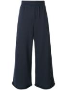 T By Alexander Wang Cropped Tailored Trousers - Blue