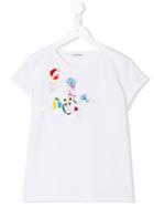 Simonetta Embellished T-shirt, Girl's, Size: 14 Yrs, White