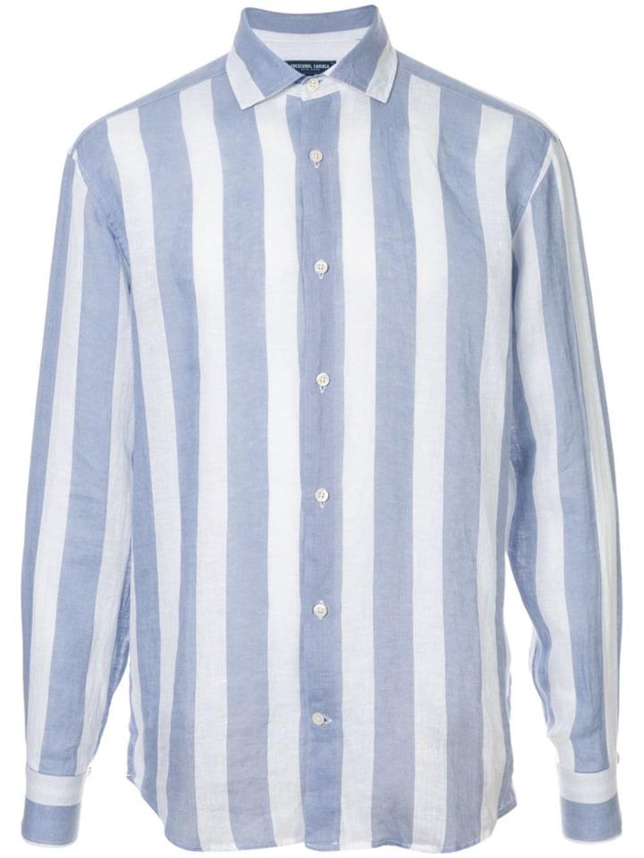 Frescobol Carioca Striped Long-sleeve Shirt - Blue