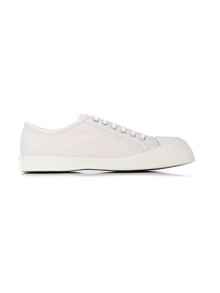 Marni Tonal Plimsoll Trainers - White