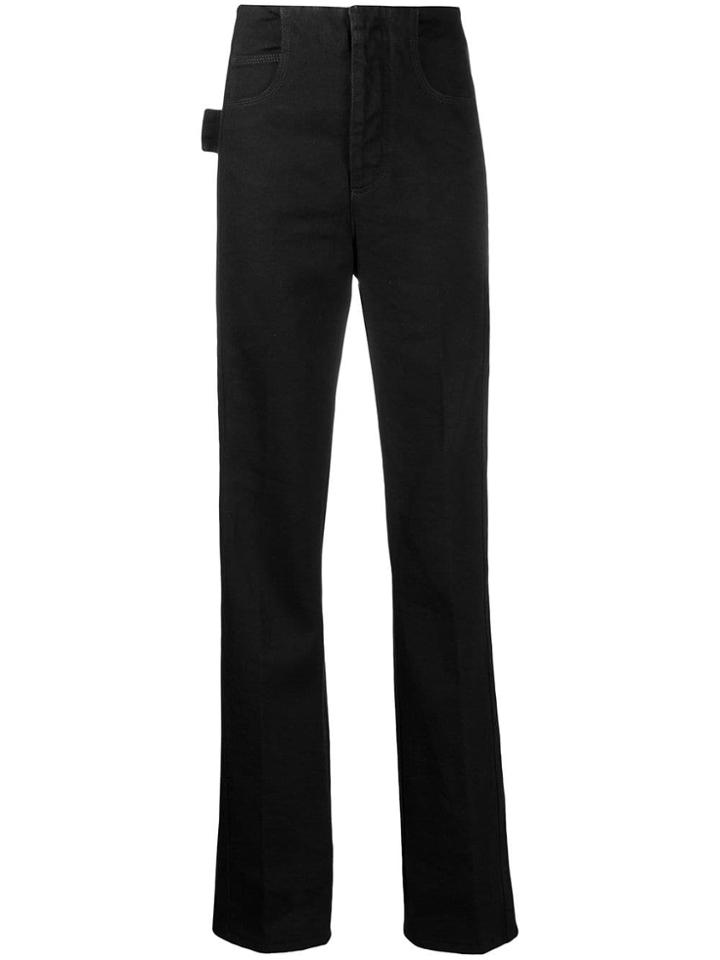 Bottega Veneta Side Striped Straight Jeans - Black