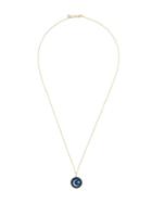 Sydney Evan Moon And Star Necklace - Gold