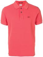 Cp Company Chest Logo Polo Shirt - Red