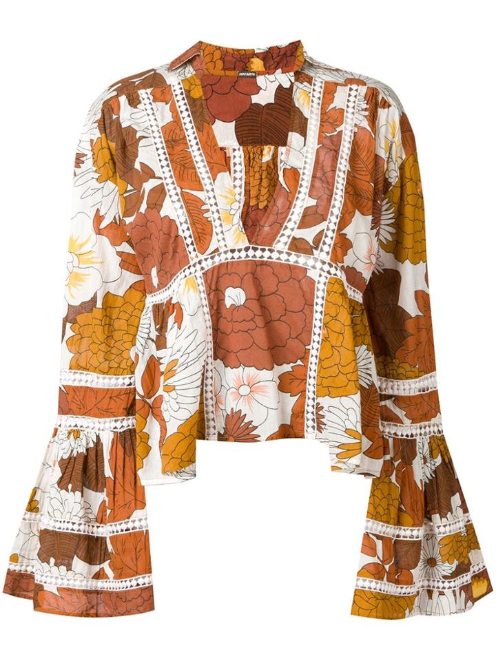 Dodo Bar Or Floral Blouse - Brown