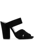 Saint Laurent Oak Mule-style Sandals - Black