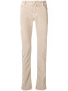 Jacob Cohen Corduroy Straight Trousers - Neutrals