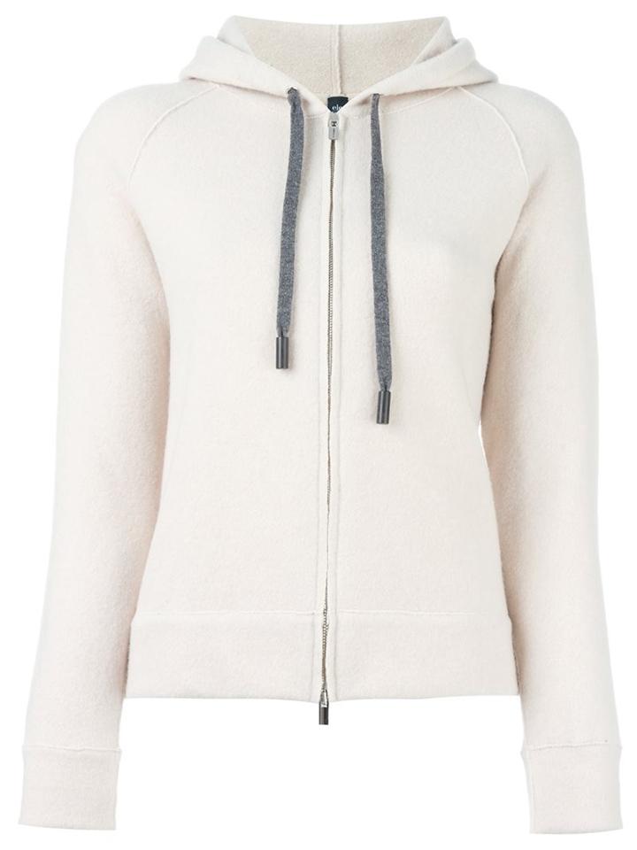 Eleventy Zip-up Cardigan, Women's, Size: Medium, Nude/neutrals, Polyamide/spandex/elastane/wool