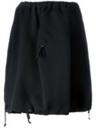 Comme Des Garçons Vintage Drawstring Detail Cocoon Skirt, Women's, Size: 38, Black
