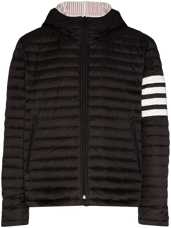 Thom Browne 4 Stripe Padded Jacket - Black