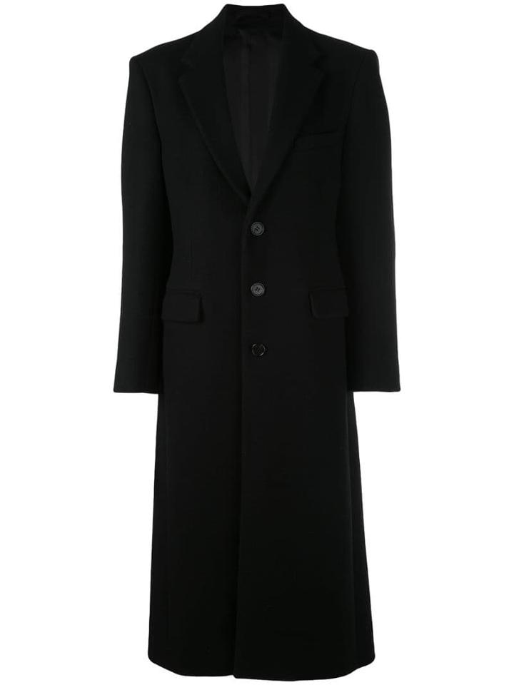 Wardrobe. Nyc Tailored Button Coat - Black