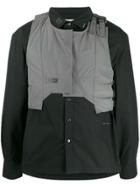 Heliot Emil Vest-layer Shirt - Black