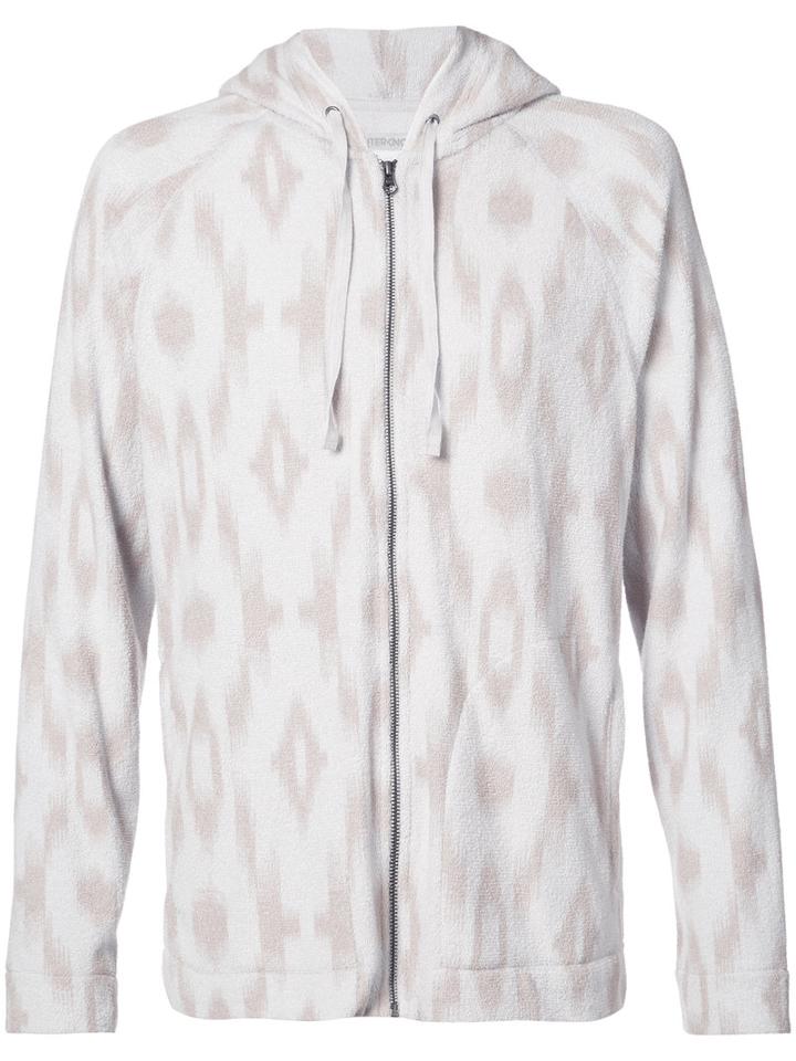 Outerknown - Patterned Zip Hoodie - Men - Cotton/polyester - M, Nude/neutrals, Cotton/polyester
