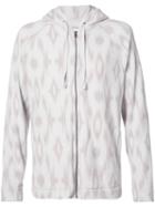 Outerknown - Patterned Zip Hoodie - Men - Cotton/polyester - M, Nude/neutrals, Cotton/polyester