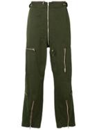 Maison Margiela Zipped Pocket Trousers - Green
