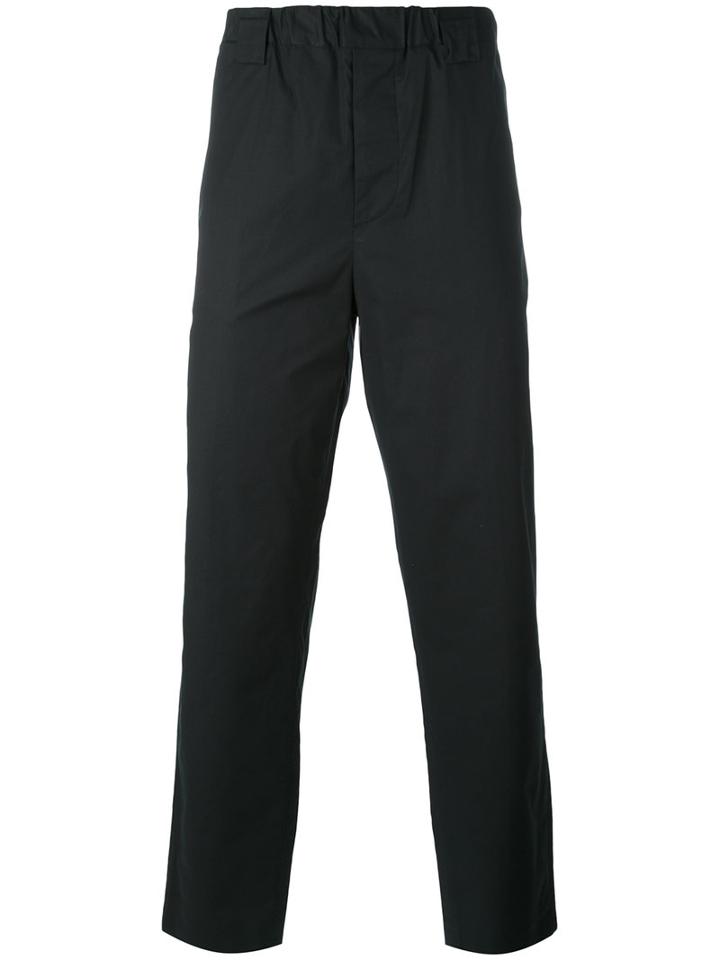 Lucio Vanotti - Straight Trousers - Men - Cotton/spandex/elastane - 3, Black, Cotton/spandex/elastane