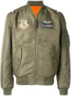 Polo Ralph Lauren Military Patch Bomber Jacket - Green