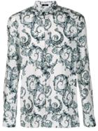 Versace Collection Baroque Printed Shirt - White