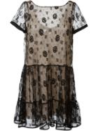 Red Valentino Lace Dress, Women's, Size: 40, Black, Polyester/polyamide/viscose