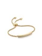 Monica Vinader Linear Chain Diamond Bracelet - Gold