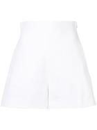 Delpozo High Waisted Shorts - White