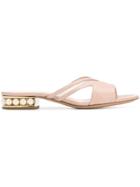 Nicholas Kirkwood 18mm Casati Mules - Pink & Purple
